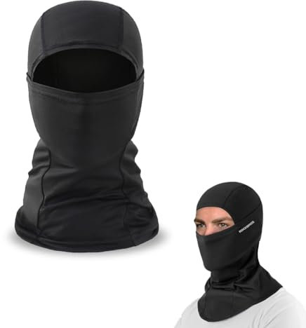 INGJIA Pasamontañas para Bicicleta Motocicleta Invierno,Gorro Fresca para Bicicleta Debajo del Casco,Protección UV Mascara Facial Capucha Delgada para Ciclismo Scooter Escalada