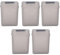 Phyachelo 5 Piezas 3.5 Pulgadas IDE HDD Disco Duro Disco de PláStico Caja de Almacenamiento Caja Caja Cubierta Gris