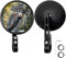 Motorrad Spiegel E24 Lenkerendenspiegel E-geprüft – Verstellbar mit 360° Drehung & 146° Neigung, Universell für 22/25mm Lenkerdurchmesser