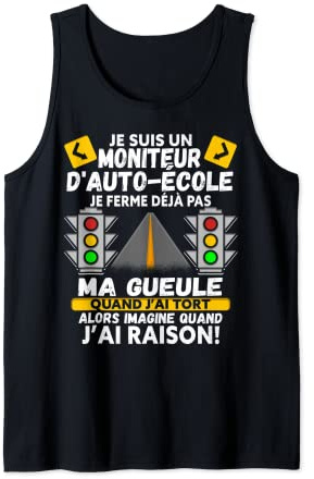 Homme Moniteur D'Auto-Ecole Débardeur