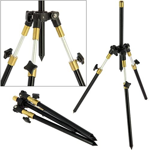 Fishing Tripod Rod Rest Fully Adjustable Legs & Banksticks Carp Tackle DELUXE