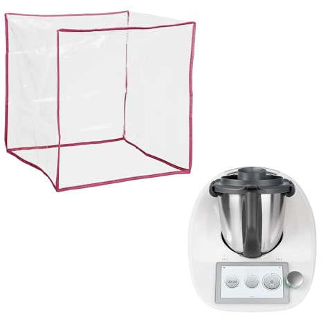 kwmobile Custodia Protettiva Antimacchia Compatibile con Thermomix Bimby TM5 / TM6 - Copertura Antipolvere TPU Robot Cucina - Cooking Blender Cover Trasparente