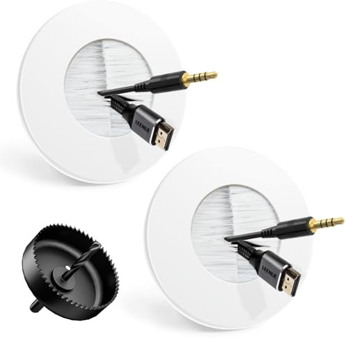 LEENUE TV Cable Hider for Wall Mounted TV, In Wall Cable Management Kit