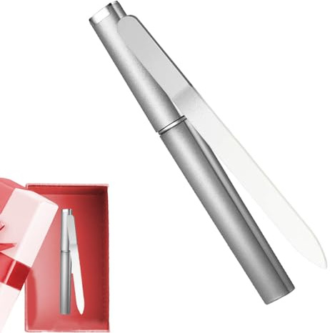 Lima per unghie in vetro Lime per unghie professionali Lime in vetro inciso Cura delle unghie portatili Lime a doppia faccia Strumenti per manicure Lime per unghie per pedicure Strumenti per la cura