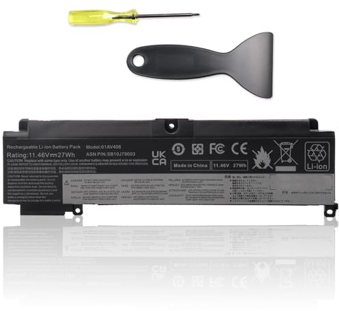 Acxilexy 27Wh 11.46V Replacement Battery 01AV406 for Lenovo ThinkPad T460S T470S Laptop, Compatible with 01AV405 01AV407 SB10J79003