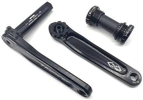 IBOWZ Fahrrad Kurbel Garnitur, Rennrad Hohl Integrierte CNC Kurbelarm 165mm 170mm 172,5mm 175mm Aluminiumlegierung Links/Rechts Kurbelgarnitur mit BB