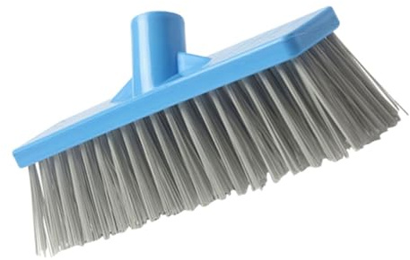Tête de Balai à Longs Poils de Rechange pour Sol, Bleu, 1 Pièce | Accessoire de Nettoyage pour Maison et Bureau, Plastique, Usage Quotidien, Brosse Robuste, Entretien Facile