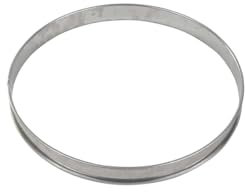 GOBEL - Anillo para tartas de acero inoxidable Ø 20 cm - Anillo para tartas con bordes enrollados - Altura 2 cm - Desmoldeo rápido y perfecto - Calidad superior - Fabricado en Francia