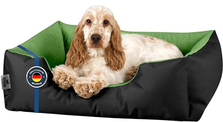 BedDog Hundebett LUPI Hundekissen Hundekorb mit Waschbarem Bezug | Hundesofa Schlafplatz und Liegeplatz für Alle Hunderassen, Formstabil Gepolstert, Sechs Größen von S bis XXXL