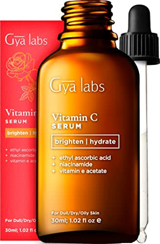 Gya Labs Vitamin C Serum for Dull-Looking Skin (30ml) - Formulated with Hydrating Vit C, Ascorbic Acid & Niacinamide - For Vibrant-Looking Complexions