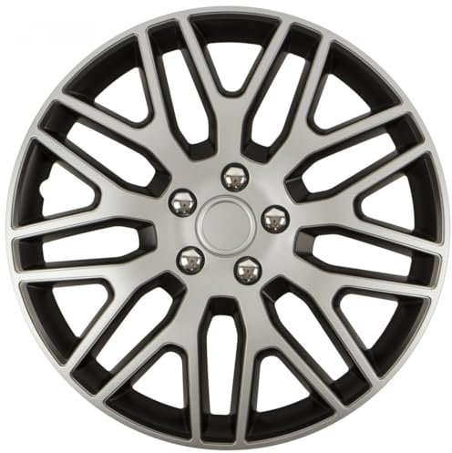 TOP DRIVE COPRICERCHI DAKAR NC SILVER & BLACK 14 I nostri copricerchi sono prodotti con materiale ABS di alta qualita', conosciuto per la sua stabilita', forza Con verniciatura ad acqua