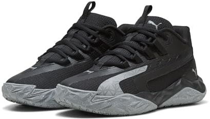 PUMA Zapatillas de Baloncesto Dagger 2 Mid Niños 38.5, Black Cool Mid Gray