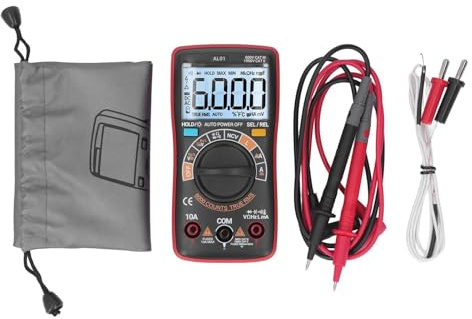Multimètre numérique haute précision multimètre portable avec la tension LCD NCV Tension Température de la température de résistance Capacité de continuité des électriciens pour