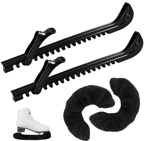 MOKIDO Kufenschoner Schlittschuhe, Eiskunstlauf Zubehör, Kufenschoner | Schlittschuhe Schoner mit Spring Schlittschuhe Zubehör für Kinder Erwachsene Jugendliche