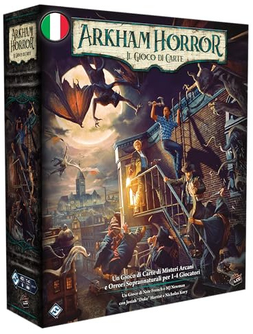 Asmodee - ARKHAM HORROR IL GIOCO DI CARTE (Nuova Edizione) – Carte da Gioco
