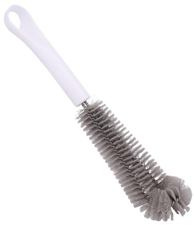 Coffee Maker Brush for Chemex, Coffee Pot Cleaning Brush | Soft Non-Scratch Bristles & White Handle for Water Bottle Glass Decanters & Carafes Essential Accessories