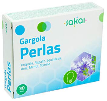 Sakai –Gargola Perlas – Alivia las molestias de la garganta –Protege tus cuerdas vocales- Bienestar de la boca y la faringe – Con Própolis, Regaliz, Equinácea, Anís estrellado, Menta, y Tomillo.