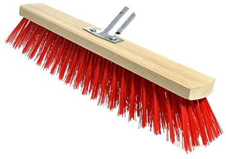 16 in / 40 cm Sweeping Brush Head Stiff Bristle Hard Outdoor Broom Garden Yard Sweeper