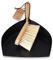 ENA Living Bamboo Dust Pan and Brush Set, Eco-Labelled Dustpan and Brush, Perfect For Household Cleaning, Sturdy and Effective Dust Pan, Bamboo Sweeping Brush, Stylish Brush and Pan Set