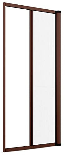 Decorspace Insektenschutzrollo Seitlich für Türen und Fenster anpassbar in DIY-Kit (150 x 250 cm, Braun)