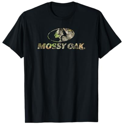 Mossy Oak Nature Camouflage Classic Outdoors Logo T-Shirt