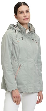 Gil Bret Damen Sommerjacke mit Abnehmbarer Kapuze 46, Tea