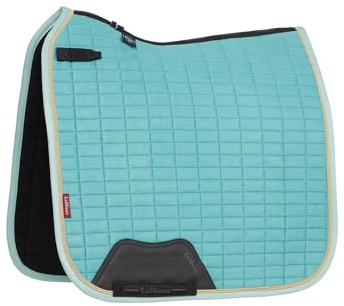 LeMieux Suede Dressur Square - Englische Schabracken für Pferde - Reitausrüstung und Zubehör - Lagoon - Small/Medium