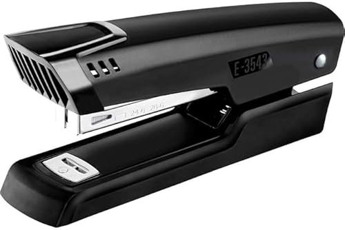 Stapler - Half Strip Stapler – Compact Desk with Non-Slip Base, 20 Sheet Capacity – Office & Home Use, Includes Starter Staples – Ergonomic & Durable Stapling Tool