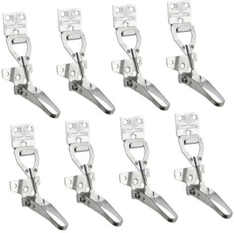 Ciieeo 8pcs Beekeeping Tool Beehive Box Buckle Connector with Lock Pull Latch for Secure Bottom and Top Hive Connection Essential Beekeeping Supply