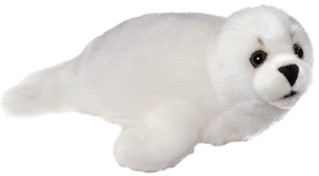 Heunec 2045406 244474 - Plüschtier - Softissimo Classics Baby Robbe, 28 cm, Weiß