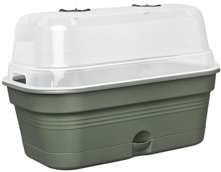 Elho Green Basics Grow Tray Allin1 32 - Fioriera per Coltura E Raccolta - Ø 32.0 x H 13.2 cm - Verde/Leaf Green