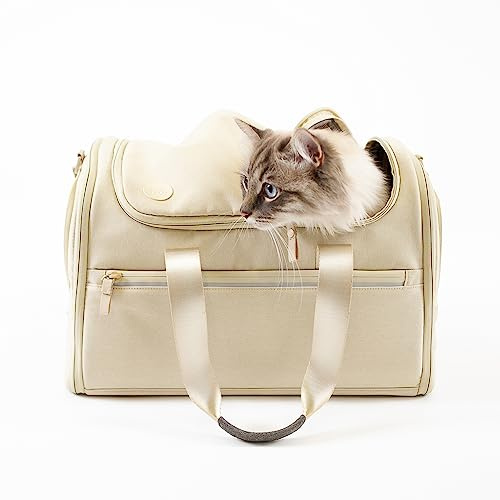 LucyBalu® Check-IN Katzentransporttasche flugtauglich – Sand