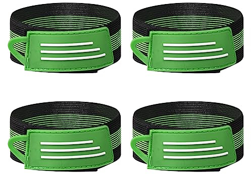 LUOFANG pièces de Bandes de Pantalon de Jambe de Cheville de vélo, Sangle à Clip, Ceinture de Fixation de Cheville de Cyclisme pour Jogging, Cyclisme, Escalade, Camping