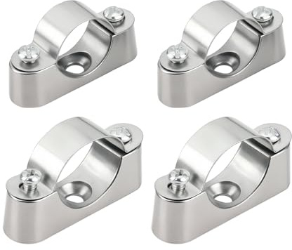 VGOL 40 soportes de tubería para soporte de tubo, clip de montaje para tarjeta de pared para fijación de tuberías y cables, tuberías de alimentación (20 mm y 25 mm)