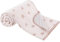 Susurration Coperta in Cotone per Neonati, Coperta per Dormire per Bambini in Mussola Traspirante per 75x100cm Applicabile a Bambini e Ragazze (Pentagramma Rosa)