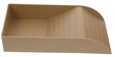 CLISPEED Bassin Bain Tortue Multifonction en Abs, Petite Taille Portable, Plateau D’Eau Plastique pour Habitat Reptile Terrestre, Accessoire pour Soins Tortues Adultes Et Bébés