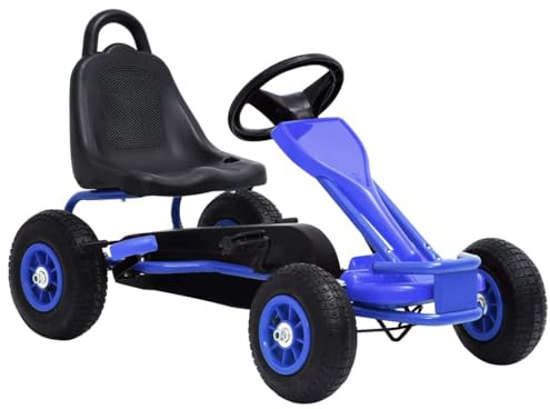 Générique Kart à pédales avec pneus Bleu,Jeux & Jouets, Jouets, Jeux de Conduite, Véhicule à pédales & à Traction, Bleu (Poids 10.85KG)