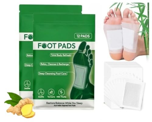 Verdora Parches Para Pies,Parches Detox Para Pies Con Carbón De Bambú,Almohadillas 100% Naturales Que Eliminan Toxinas Y Malos Olores, Alivian El Estrés Y Promueven El Sueño Profundo (2 Pcs)