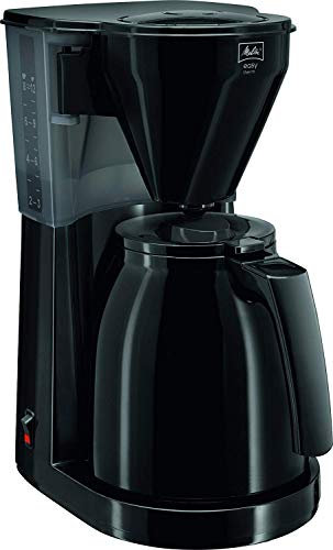 Melitta 1010-06 bk Easy Therm Kaffeefiltermaschine -Thermkanne -Tropfstopp -Schwenkfilter schwarz