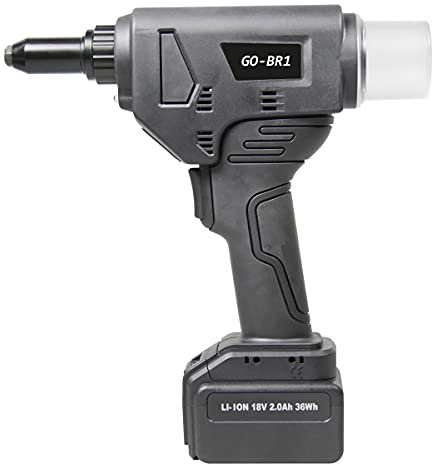 Goebel - Akku Nieter Blindnietgerät Nietgerät GO-BR1 3,0/3,2/4,0/4,8/5,0 mm Blindniete Setzwerkzeug Setzgerät Akkunieter Blindnietsetzgerät Handnietmaschine Niet Nietmaschine Nietpistole