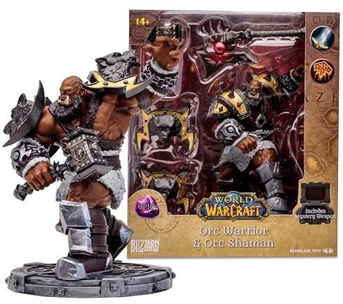 McFarlane World of Warcraft Action Figur 15 cm: Orc Shaman Warrior (Epic)
