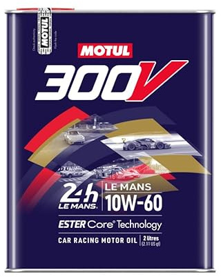 MOTUL Huile lubrifiante moteur pour voitures de compétition 300 V Le Mans 10W60 Special Ed 111982