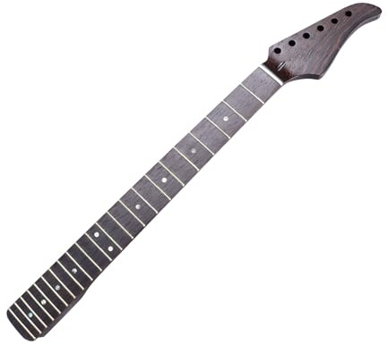 Fockety Manico per Chitarra Elettrica, 22 Tasti Materiale Legno Wenge Sostituzione Manico per Chitarra, Manico per Tastiera per Chitarra di Sonora per Suhr ST Manico per
