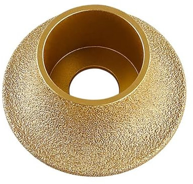 woleyuu 75mm Diamond Grinding Wheel For Granite Marble Ceramic Tiles Stone Edging Brazing Angle Grinder Electric Drill Grinding Disc(30mm)