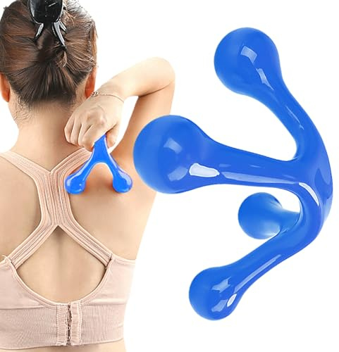 Dispositivo di massaggio a mano - HandBeaus portatile | Dispositivo di | salute ergonomico per il rilassamento della schiena | Massaggio pratico per donne uomini | Comodo per viaggiare, vita