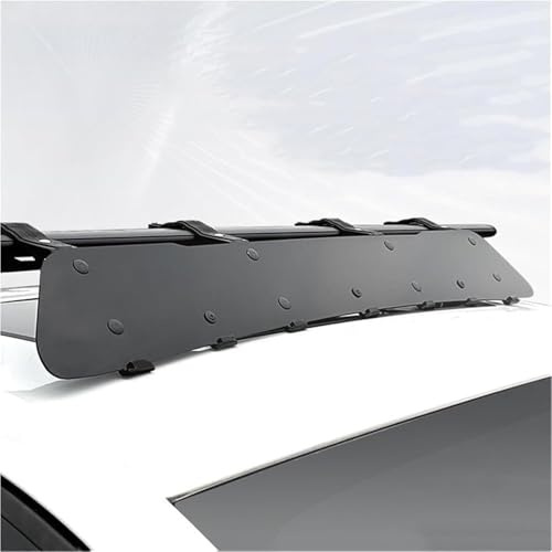 HURDCAT Moderner Dachwindabweiser, Dachgepäckträger-Windschutzscheibenabdeckung, Geräuschreduzierender Dachgepäckträger-Luftabweiser,(106CM-41.7IN)