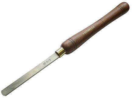 Faithfull HSS 15mm Round Nose Full Length Woodturning Chisel