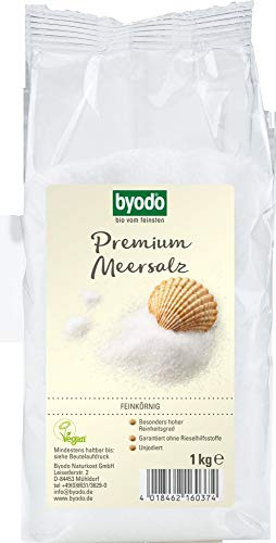 Byodo Atlantik Meersalz, feinkörnig, 6er Pack (6 x 1 kg)