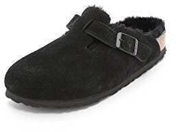 BIRKENSTOCK Boston Shearling Lined Women's Slip On 42 N EU Black