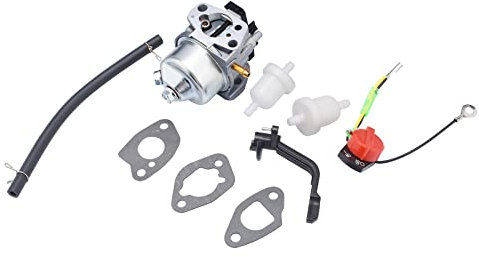 Cancanle Vergaser mit Dichtung Kill Switch Kraftstoffschlauch Kraftstofffilter für Honda GX160 GX200 168F 5.5HP 6.5HP Motor Generator